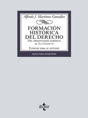 cover image of Formación histórica del Derecho